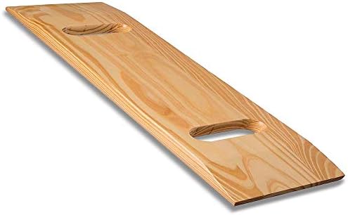 DMI Transfer Board and Slide Board Made of Heavy-Duty Wood for Patient, Senior and Handicap Move Assist and Slide Transfers, Holds up to 735 Pounds