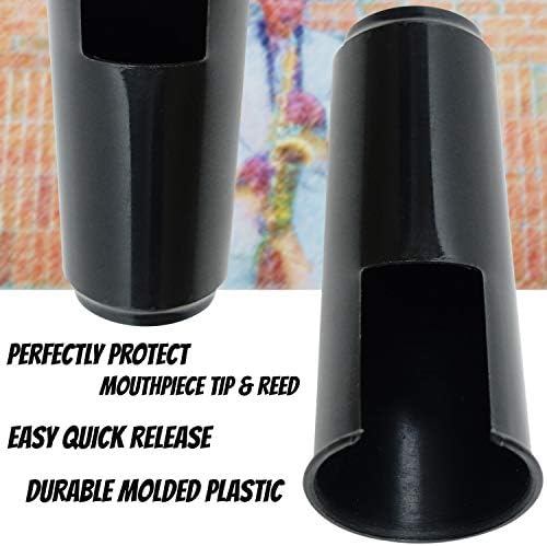 Libretto Tenor Saxophone Mouthpiece Kit, Giftable Standard Mouthpiece Set: ABS 5C Mouthpiece, Plastic Cap