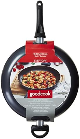 GoodCook Nonstick Sauté Pan, 10 Inch, Black