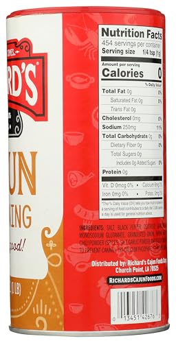 Richard's Cajun Seasoning, 16 Ounces