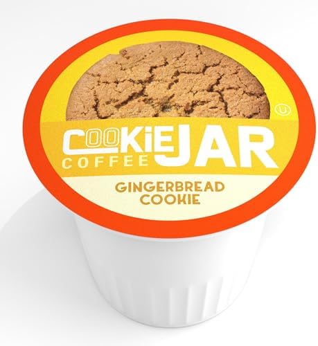 Cookie Jar Mint Chocolate Chip Flavored Coffee Pods for Keurig K Cup Brewers