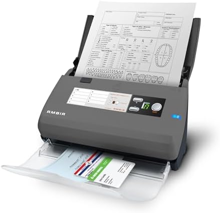 Ambir ImageScan Pro 830ix-AS 30ppm High-Speed ADF Scanner for PC and Mac
