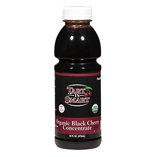 Tart is Smart Montmorency Tart Cherry Juice Concentrate, Cherry Juice Bottle Beverage, Rich in Antioxidants, Ideal for Muscle Recovery and Sleep Support, No-Added Sugar - 32 Ounce Bottle (Pack of 1)