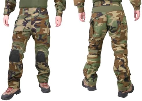 KRYDEX Tactical Men's G3 Combat Pants with Knee Pads