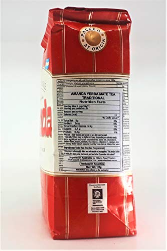 AMANDA YERBA Yerba Mate Amanda, 2.2 lb