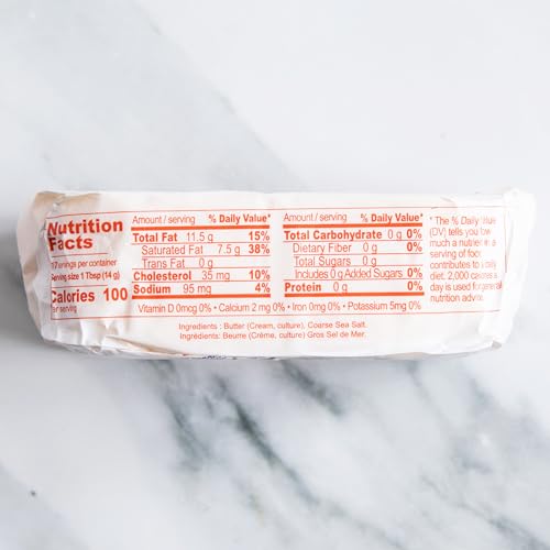 Les Pres Sales Butter with Camargue Sea Salt (8.8 ounce) - Pack of 3