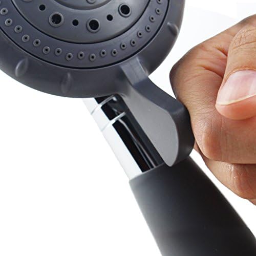 YOO.MEE ADA Handheld Shower, fits Elderly, People Disabled in Action | Big-button turning, silicone grip, pause setting, for parkinson, arthritis