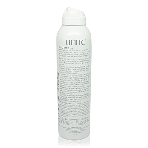 UNITE Hair TEXTURIZA Dry Texture Spray, 7 oz | Lightweight Texturizing Spray for Volume, Texture & Medium Hold | UV & Heat Protection