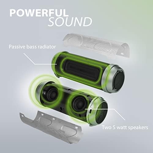 Avantree Cyclone - Portable Bluetooth Bike Speaker with Bicycle Mount, SD Card Slot, 10W Bass-Enhanced Audio