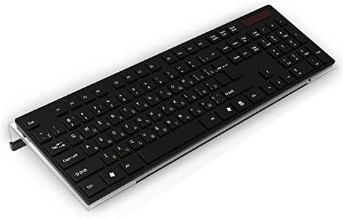 KOTEMON Acrylic Tilted Computer Keyboard Stand for Ergonomic Typing, Keyboard Tray Holder with Silicone Non-Slip Case, Black