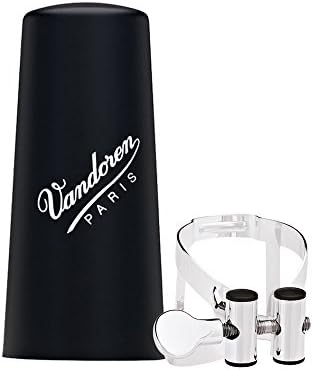 Vandoren LC53BP M/O Ligature and Plastic Cap for Alto Clarinet; Black Finish