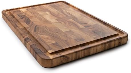 Ironwood Gourmet Charleston End Grain Board with Channel