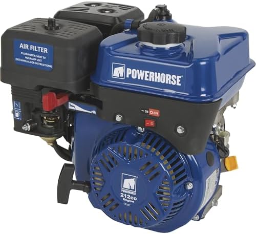 Powerhorse OHV Horizontal Engine - 212cc, 6 HP, 3/4in. x 2 7/16in. Shaft | 3/4in. x 2 7/16in. Shaft, 212cc