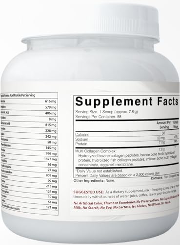 Best Naturals Multiple Collagen Peptides Protein Type I, II III