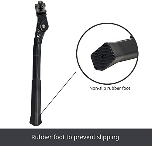 N+1 Aluminum Alloy Center Mount Kickstand | For 20"-28" Mountain, Road, BMX, MTB & Kids' Bikes