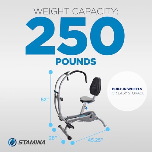 Stamina Products Folding Stepper with Monitor