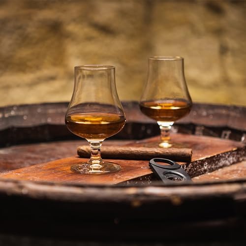Stölzle Lausitz Whisky Nosing Glasses Set of 2 (Tasting Glass #1). Dishwasher Safe