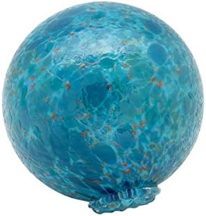 Totally Blown Glassworks Pond Float. Handmade Blown Glass, Garden Gazing Ball, Table Centerpiece