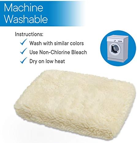 RMS Knee Walker Pad Cover with Foam Cushion and Soft Fleece, Washable