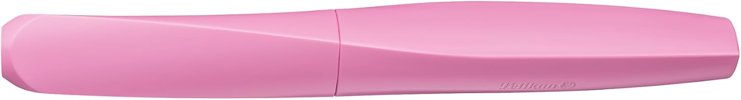 Pelikan Twist Fountain Pen with 1 Ink Cartridge, Medium Nib, Silver, Boxed (947101)
