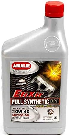(65776-56) 0W-40 Elixir Full Synthetic Motor Oil - 1 Quart Bottle