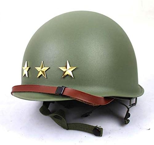M1 Replica Helmet with Inner Helmet M1 Double Decker Helmet World War USA Army Safety Steel Helmet