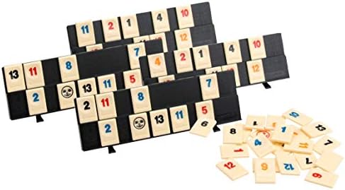 Pressman Rummikub in Travel Tin - The Original Rummy Tile Game, Blue (B07GLGBW9X)