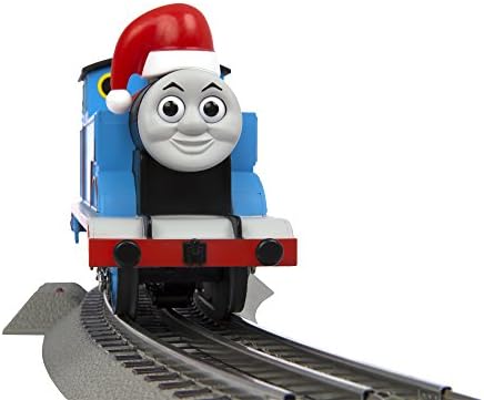 Lionel Thomas & Friends Christmas Freight Electric O Gauge Bluetooth Train Set with Remote, Blue,red and White