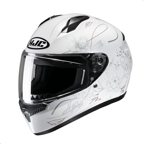 HJC C10 Epik Full Face Motorcycle Helmet with HJ-34P Pinlock Shield, DOT Approved (MC8, Medium)