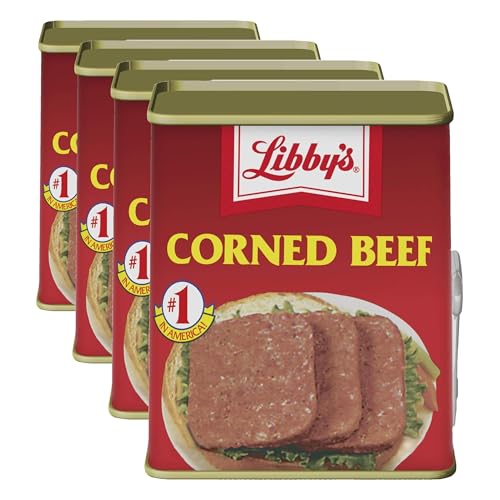 Libby's Corned Beef, Ready to Eat Canned Meat, 14g Protein Per Serving, 12 oz. Can