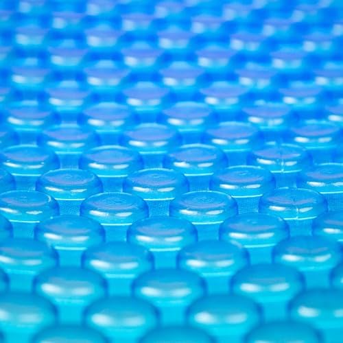 Blue Wave 16x32-ft Rectangle Solar Pool Cover 12-Mil Blue – Solar Cover for Above Ground Pool & Inground Pool, Thermal Bubble Blanket for Heat Retention & Reduced Evaporation