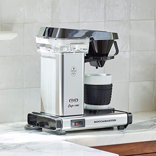 Technivorm Moccamaster 69212 Cup One, One-Cup Coffee Maker 10 Ounce Polished Silver