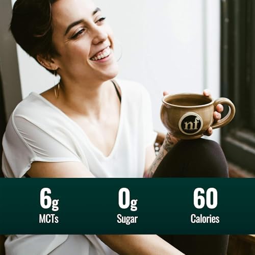 Natural Force Creamy Vanilla MCT Oil – Non Dairy, Keto Certified, Emulsified MCTs for Low-Carb, Ketogenic Coffee, Smoothies