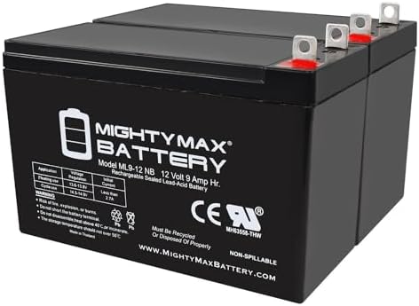 Mighty Max Battery 12V 9AH SLA Battery Replacement for Generac GP6500E