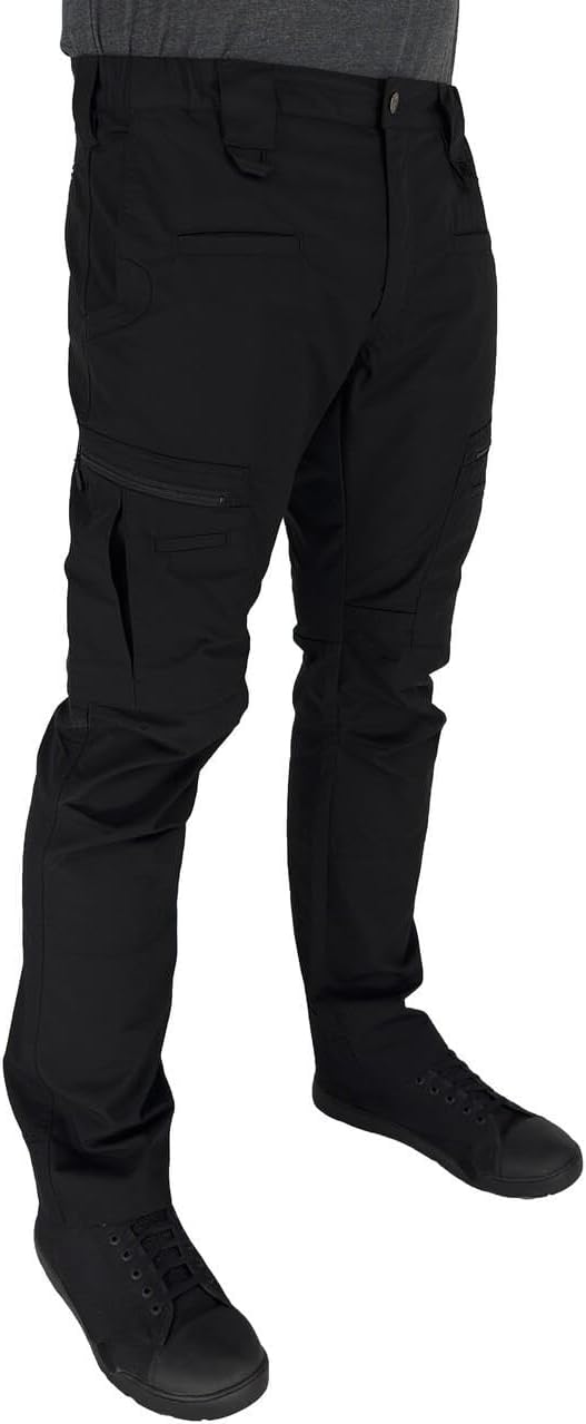 LA Police Gear LAPG Men's Atlas Stretch Tactical Cargo Pants | Durable & Lightweight Ripstop Outdoor Hiking Work Pants for Men