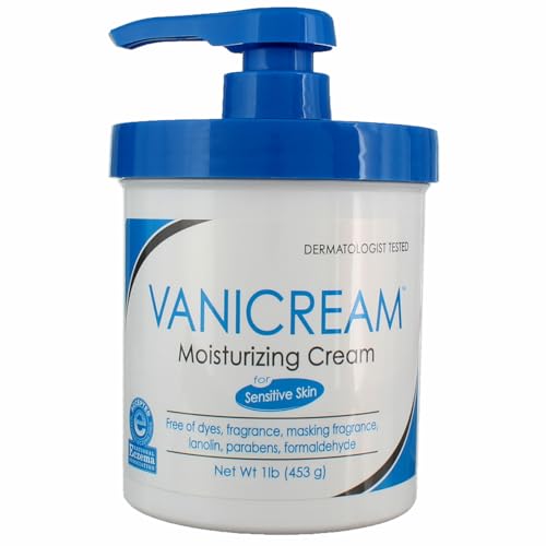 Vanicream Skin Cream With Pump Dispenser 16 oz (Pack of 5)