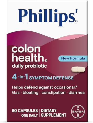 Phillips' Colon Health Probiotic Supplement - 30 Capsules, Pack of 6