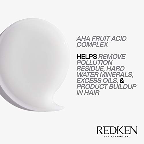 Redken Detox Hair Cleansing Cream Clarifying Shampoo For All Hair Types - Removes Buildup and Strengthens Hair Cuticle