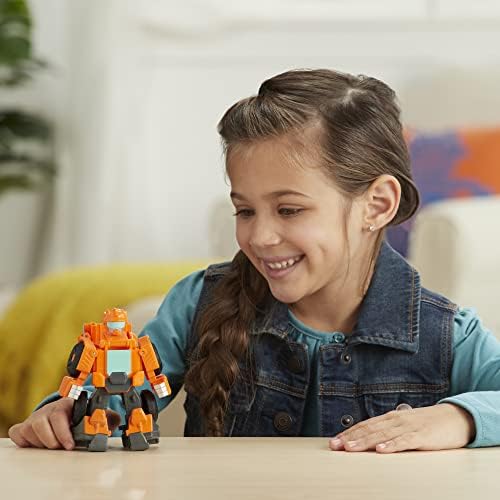 Playskool Heroes Transformers Rescue Bots Academy Rescue Team Pack, 4 Collectible 4.5" Converting Action Figures