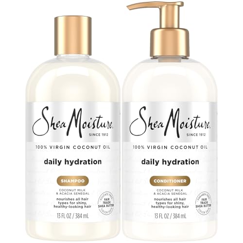 SheaMoisture Coconut Shampoo & Conditioner Set, Daily Hydration