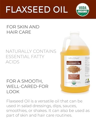 velona USDA Organic Castor Oil - 64 fl oz, Cold Pressed, USP Grade