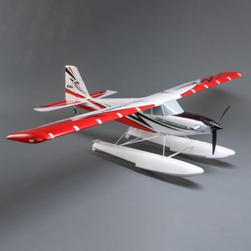 E-flite RC Airplane Turbo Timber Evolution 1.5m Smart BNF Basic Transmitter Battery and Charger Not Included Includes Floats EFL105250B