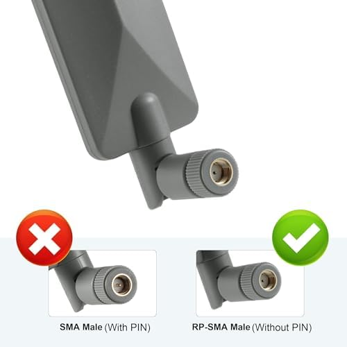 Cellular Trail Camera Upgrade Replacement RP-SMA Male Antenna Booster for Spypoint Link Micro EVO Tactacam Reveal Defend XB X Pro Reveal X Gen