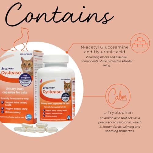 FELIWAY Cystease Advanced Urinary Tract Support for Cats (Pot Size: 30 Tablets)