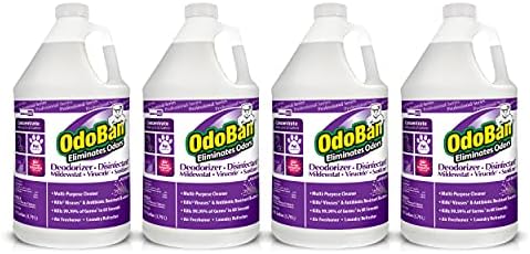 OdoBan Professional Disinfectant and Odor Eliminator Concentrate, 4 Gallons, Original Eucalyptus Scent