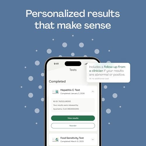 Everlywell At-Home Hepatitis C Test Collection Kit for Women and Men. Get Discreet, Accurate Results at Home from a CLIA-Certified Lab Within Days