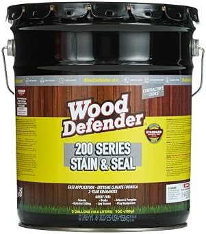 Wood Defender 200 Series Leatherwood Transparent Stain & Sealer 5-Gallon