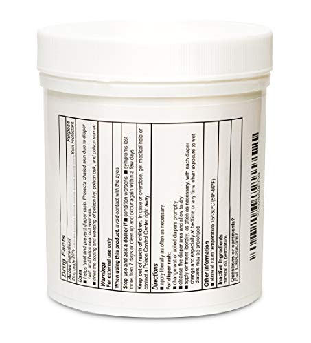Globe Zinc Oxide Ointment 20%, Skin Protectant Barrier, 16 oz Jar