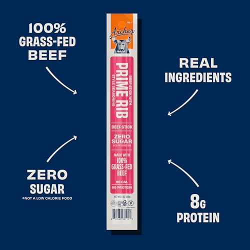 Archer Jerky Beef Sticks, Original, Grass-Fed, Gluten Free - 1 Oz, 18 Pack
