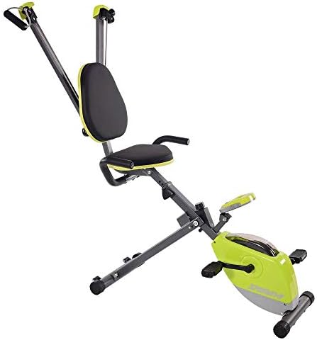 Stamina Wonder Exercise Bike | Build Upper and Lower Body Strength on One Machine | Includes Two Online Workout Videos, Chartreuse and Gray